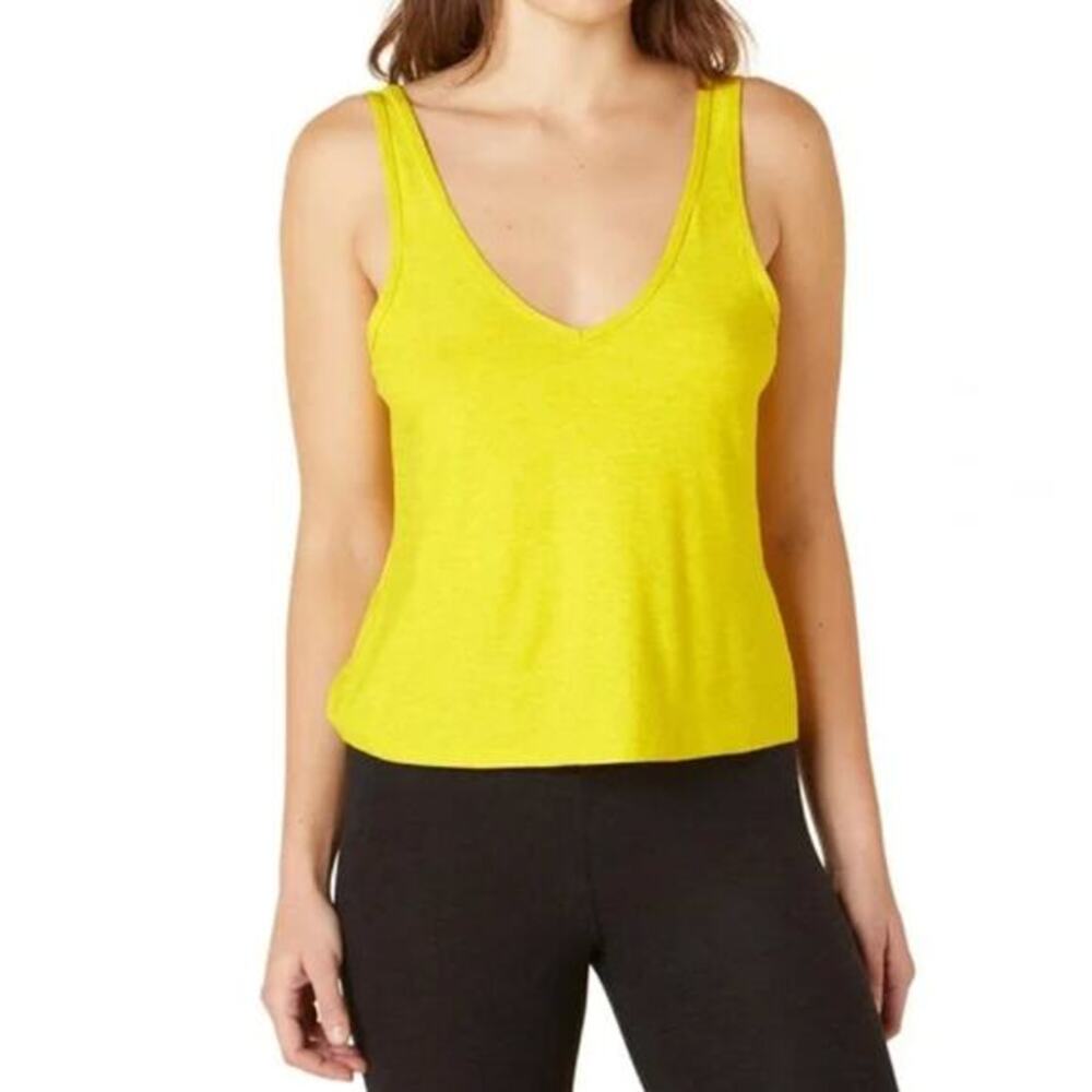 Beyond Yoga Yellow Athletic Tank